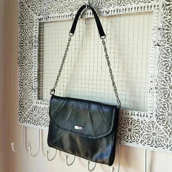 Grace Adele Handbags - Grace Adele Genuine Leather Clutch Purse Black